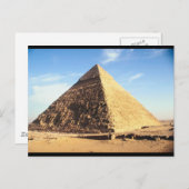 Große Pyramide von Gizeh Postkarte (Vorne/Hinten)