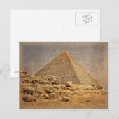 Große Pyramide von Khufu Postkarte (Vorne/Hinten)