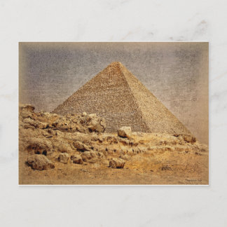 Große Pyramide von Khufu Postkarte