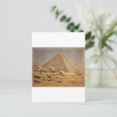 Große Pyramide von Khufu Postkarte (Stehend Vorderseite)