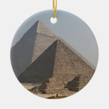 Große Pyramiden von Giza unter klarem Blau, Ägypte
