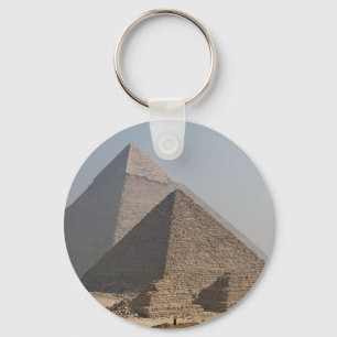 Große Pyramiden von Giza unter klarem Blau, Ägypte Schlüsselanhänger