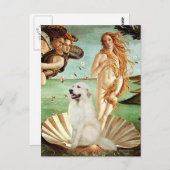 Große Pyrenäen 1 - Geburt der Venus Postkarte (Vorne/Hinten)