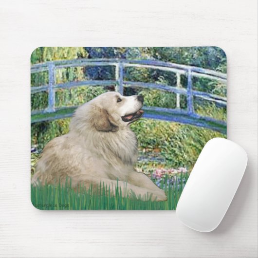 Große Pyrenäen 2 - Brücke Mousepad (Mit Mouse)
