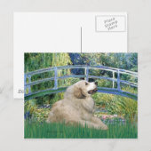 Große Pyrenäen 2 - Brücke Postkarte (Vorne/Hinten)