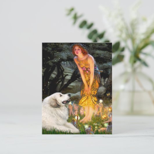 Große Pyrenäen 2 - Mitte Postkarte (Stehend Vorderseite)