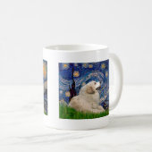 Große Pyrenäen 2 - Starry Night Kaffeetasse (VorderseiteRechts)