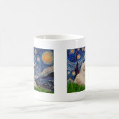 Große Pyrenäen 2 - Starry Night Kaffeetasse (Mittel)