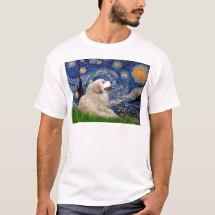 Große Pyrenäen 2 - Starry Night T-Shirt