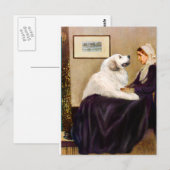 Große Pyrenäen 2 - WHistlers Mutter Postkarte (Vorne/Hinten)
