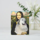 Große Pyrenäen 9 - Mona Lisa Postkarte (Stehend Vorderseite)