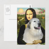 Große Pyrenäen 9 - Mona Lisa Postkarte (Vorne/Hinten)