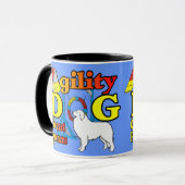 Große Pyrenäen Agility Geschenke Tasse (Vorderseite Links)