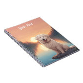 Große Pyrenäen am See Notizblock (Rechte Seite)