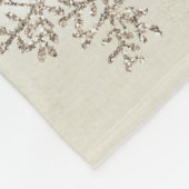 Große Pyrenäen-Aquarell-Welpe Fleecedecke (Ecke)