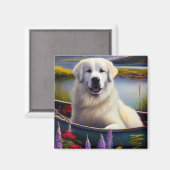 Große Pyrenäen auf dem Paddle: Ein Landschaftliche Magnet (Vorderseite/Rückseite)