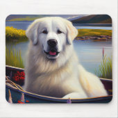 Große Pyrenäen auf dem Paddle: Ein Landschaftliche Mousepad (Vorne)