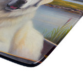 Große Pyrenäen auf dem Paddle: Ein Landschaftliche Schneidebrett (Ecke)