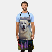 Große Pyrenäen auf dem Paddle: Ein Landschaftliche Schürze (Getragen)