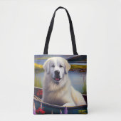 Große Pyrenäen auf dem Paddle: Ein Landschaftliche Tasche (Vorderseite)