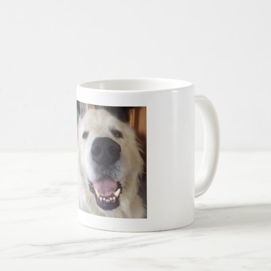 Große Pyrenäen Cooper-Tasse Kaffeetasse (VorderseiteRechts)