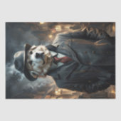 Große Pyrenäen - Decoupage - Seidenpapier (Vorderseite)