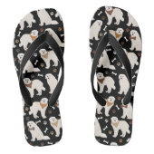 Große Pyrenäen Falten und Knochen Flip Flops Badesandalen (Fußbett)