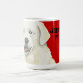 Große Pyrenäen-Farbblock Kaffeetasse (Mittel)