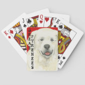 Große Pyrenäen - Farbblockkarten Spielkarten (Rückseite)