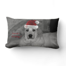 Große Pyrenäen-Feiertags-Wurfs-Kissen