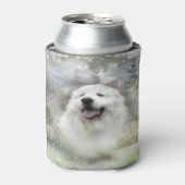 Große Pyrenäen Ferien-/Winterlandschaft Dosenkühler (Kanne Vorderseite)