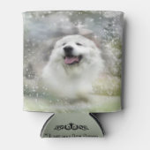 Große Pyrenäen Ferien-/Winterlandschaft Dosenkühler (Vorderseite)