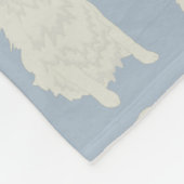 Große Pyrenäen Fleecedecke (Ecke)