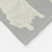 Große Pyrenäen Fleecedecke (Ecke)