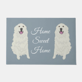 Große Pyrenäen Fußmatte