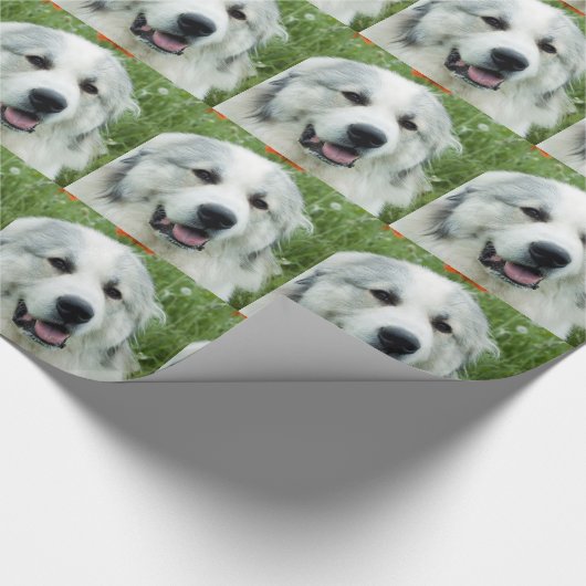 Große Pyrenäen Geschenkpapier (Ecke)