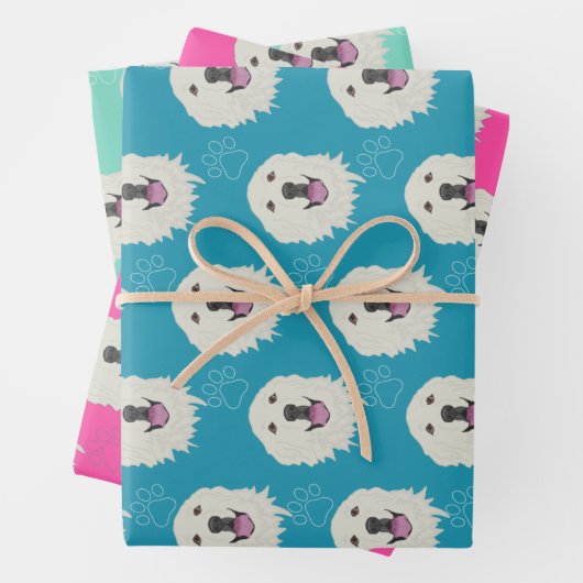 Große Pyrenäen Geschenkpapier Set (Beispiel)