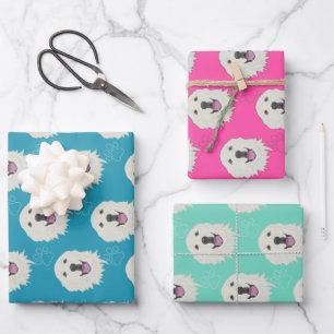 Große Pyrenäen  Geschenkpapier Set