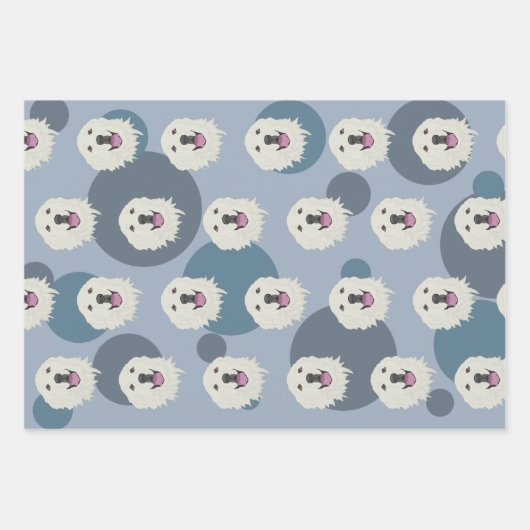 Große Pyrenäen Geschenkpapier Set (Vorderseite)