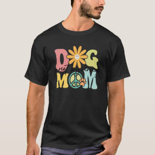 Große Pyrenäen Groovy Hund Mama Frauen Haustier T-Shirt