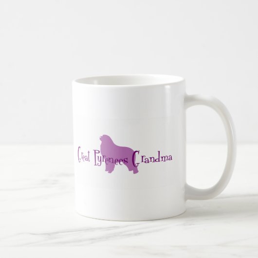 Große Pyrenäen-Großmutter Kaffeetasse (Rechts)