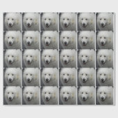 Große Pyrenäen-Hund Geschenkpapier (Flach)