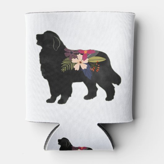 Große Pyrenäen Hund züchten Boho Silhouette Dosenkühler (Vorderseite)