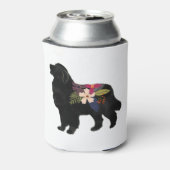 Große Pyrenäen Hund züchten Boho Silhouette Dosenkühler (Kanne Rückseite)