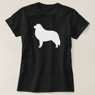 Große Pyrenäen-Hundezucht-Silhouette T-Shirt