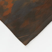 Große Pyrenäen im Herbst Leaves Fall Inspiriert Fleecedecke (Ecke)