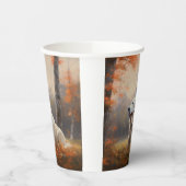 Große Pyrenäen im Herbst Leaves Fall Inspiriert Pappbecher (Links)