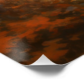 Große Pyrenäen im Herbst Leaves Fall Inspiriert Poster (Ecke)