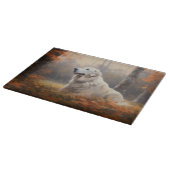Große Pyrenäen im Herbst Leaves Fall Inspiriert Schneidebrett (Ecke)