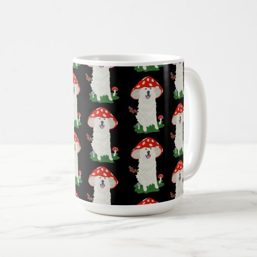 Große Pyrenäen Kaffeetasse (VorderseiteRechts)